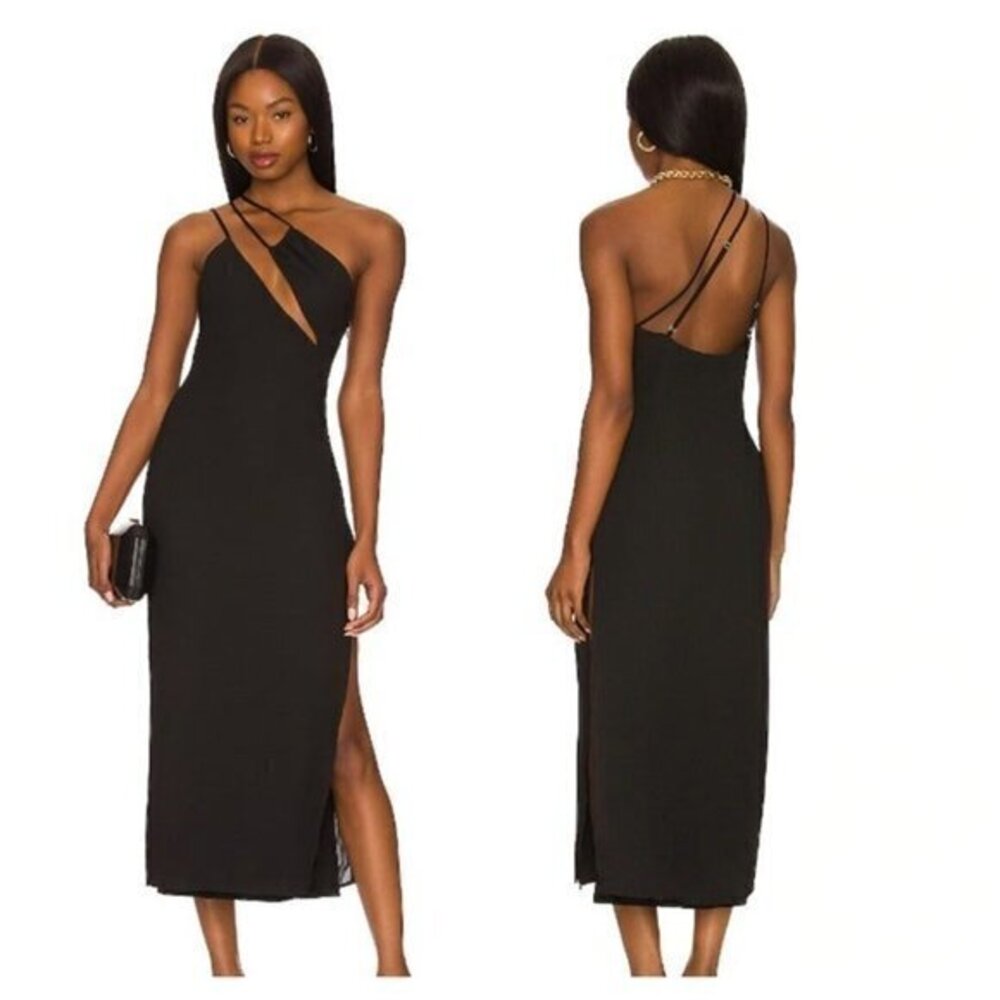 NBD Yoshi Midi Dress - Black
